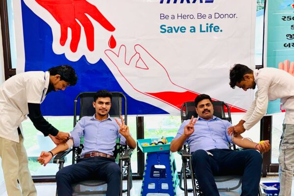 પાનોલીમાં હાઈકલ લિમિટેડ અને યુનિટી બ્લડ સેન્ટરની ભાગીદારીમાં જીવનરક્ષક રક્તદાન અભિયાનનું આયોજન